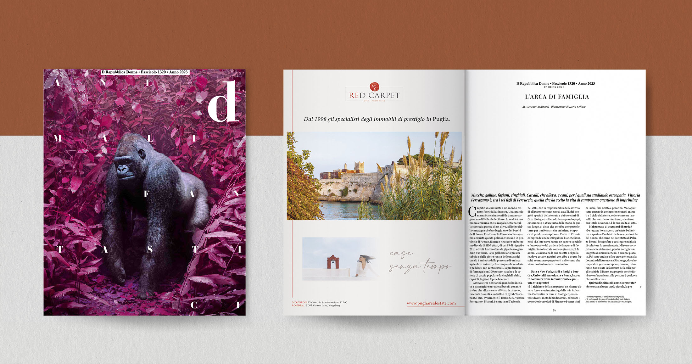 pubblicita-riviste-d la Repubblica-PUGLIA REAL ESTATE-impaginazione-grafica_FDSdesign