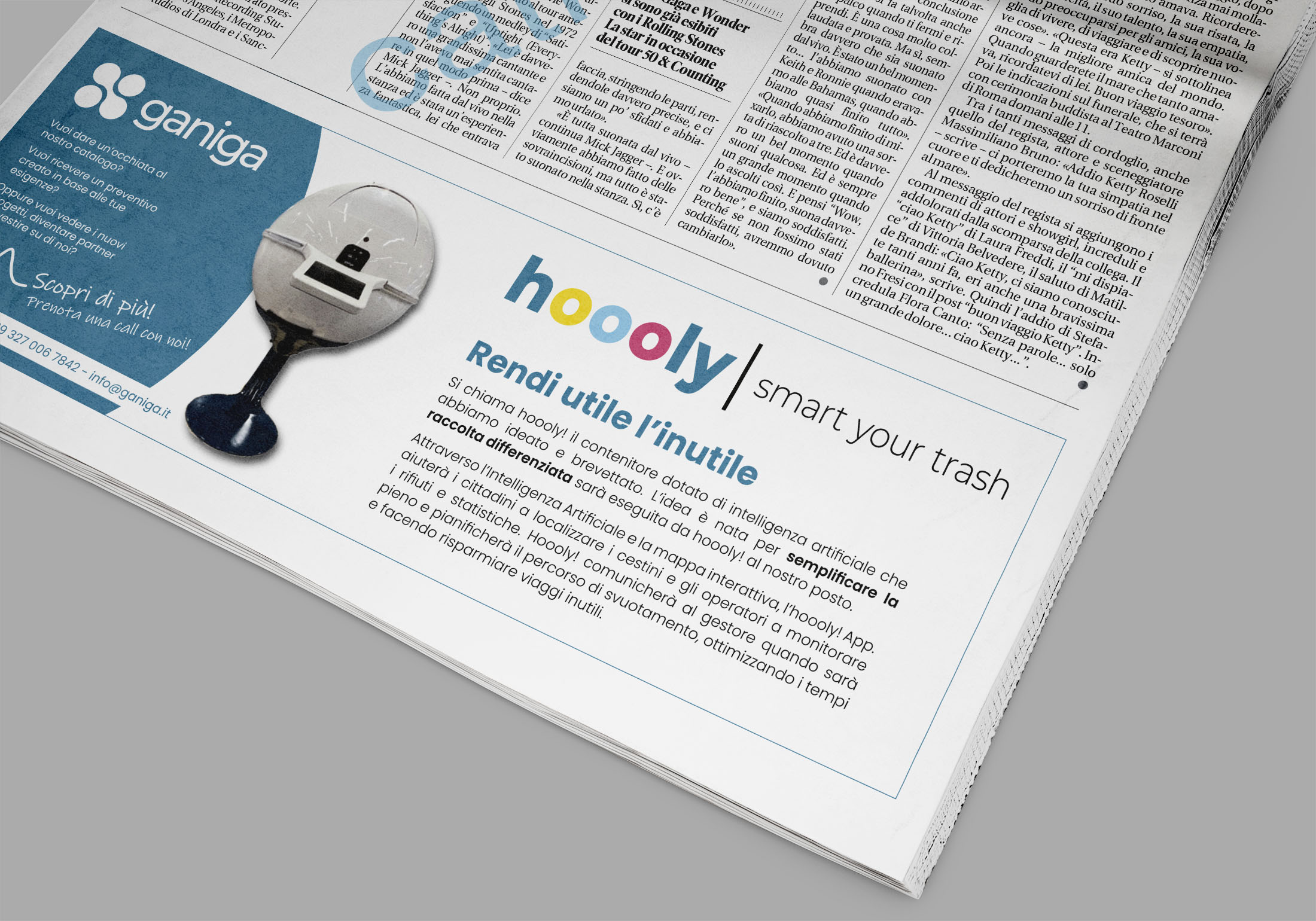pubblicita-quotidiani-il-tirreno-GANIGA-impaginazione-grafica_FDSdesign